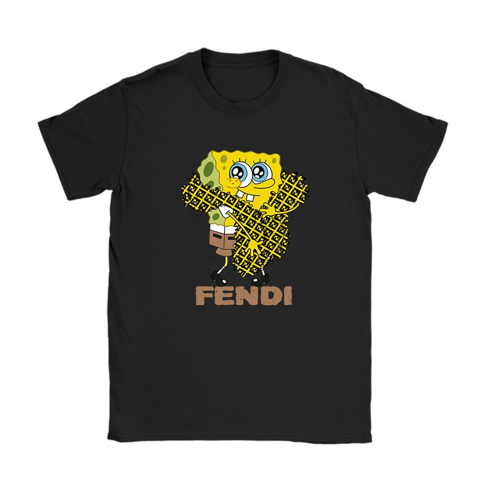 Spongebob Fendi Unisex Brand T-Shirt BN4903