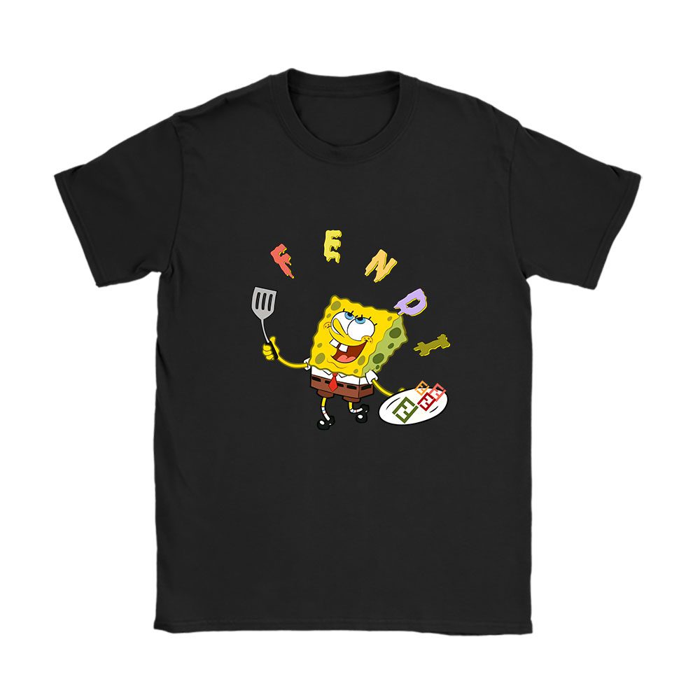 Spongebob Fendi Unisex Brand T-Shirt BN4901
