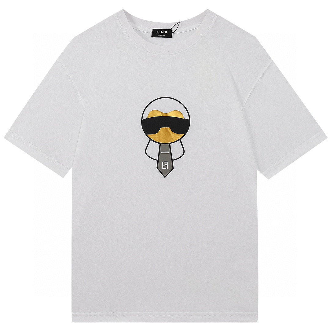 Mesh Light Jersey Fendi Tee Unisex T-Shirt FTS348