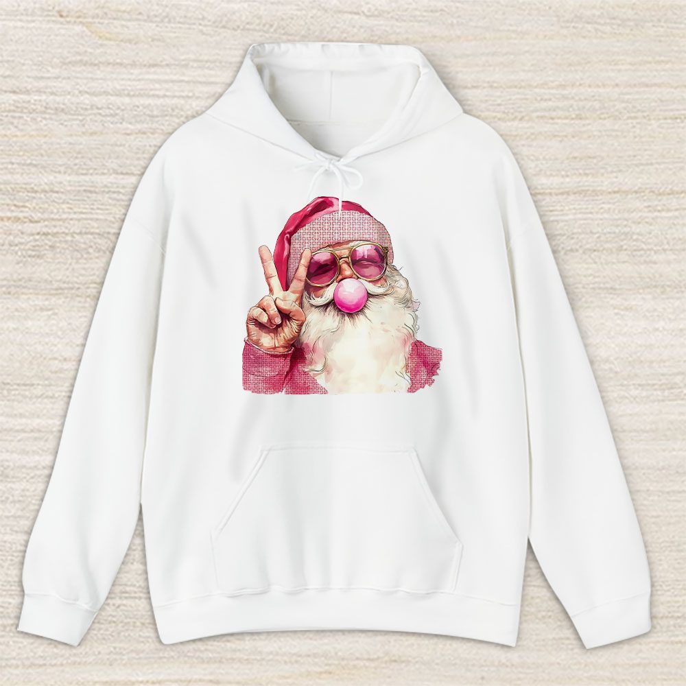 Retro Santa Christmas Blowing Bubble Givenchy Unisex Hoodie TAH19519