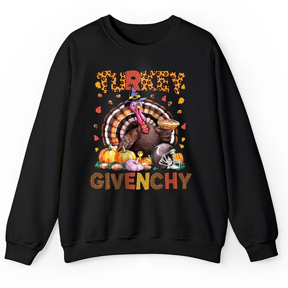 Retro Thanksgiving Turkey Givenchy Unisex Sweatshirt BTN19553
