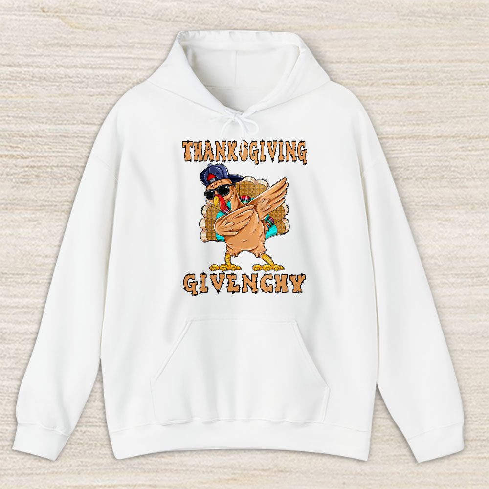 Retro Thanksgiving Turkey Dabbing Givenchy Unisex Hoodie TAH19389