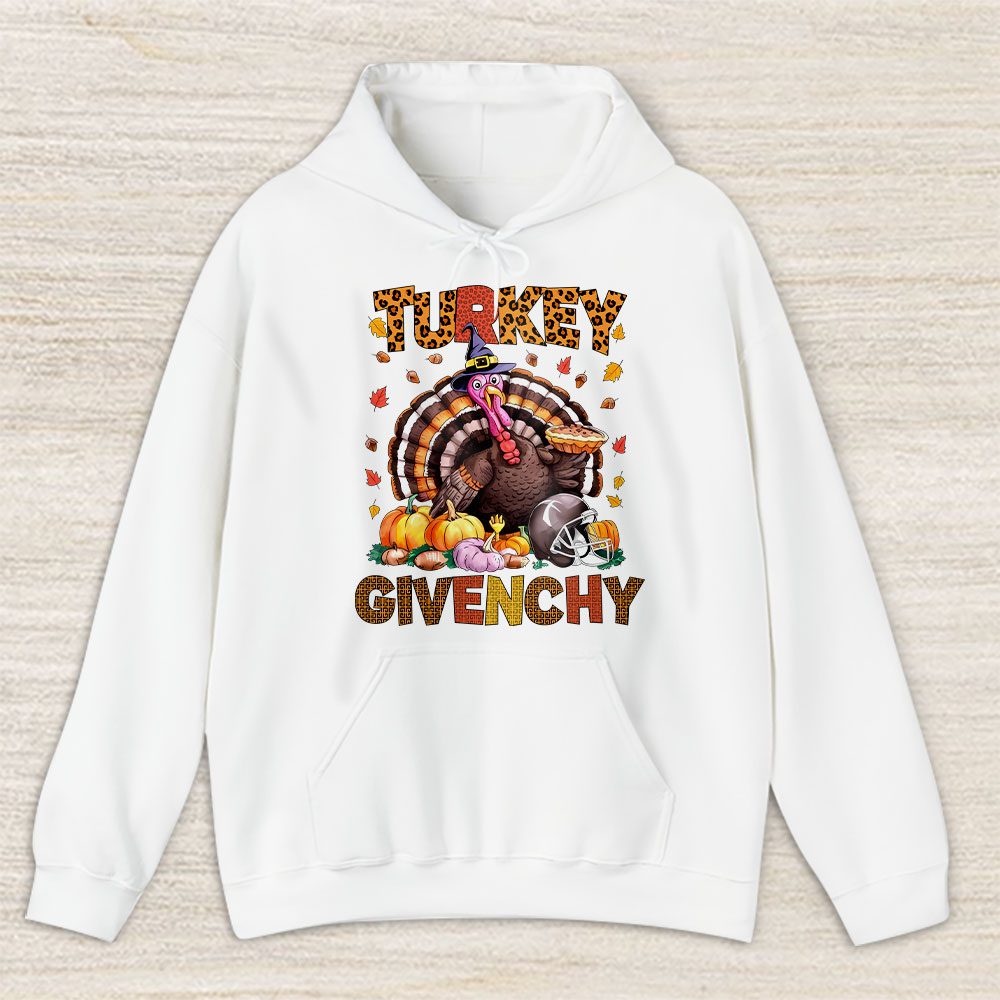 Retro Thanksgiving Turkey Givenchy Unisex Hoodie TAH19395