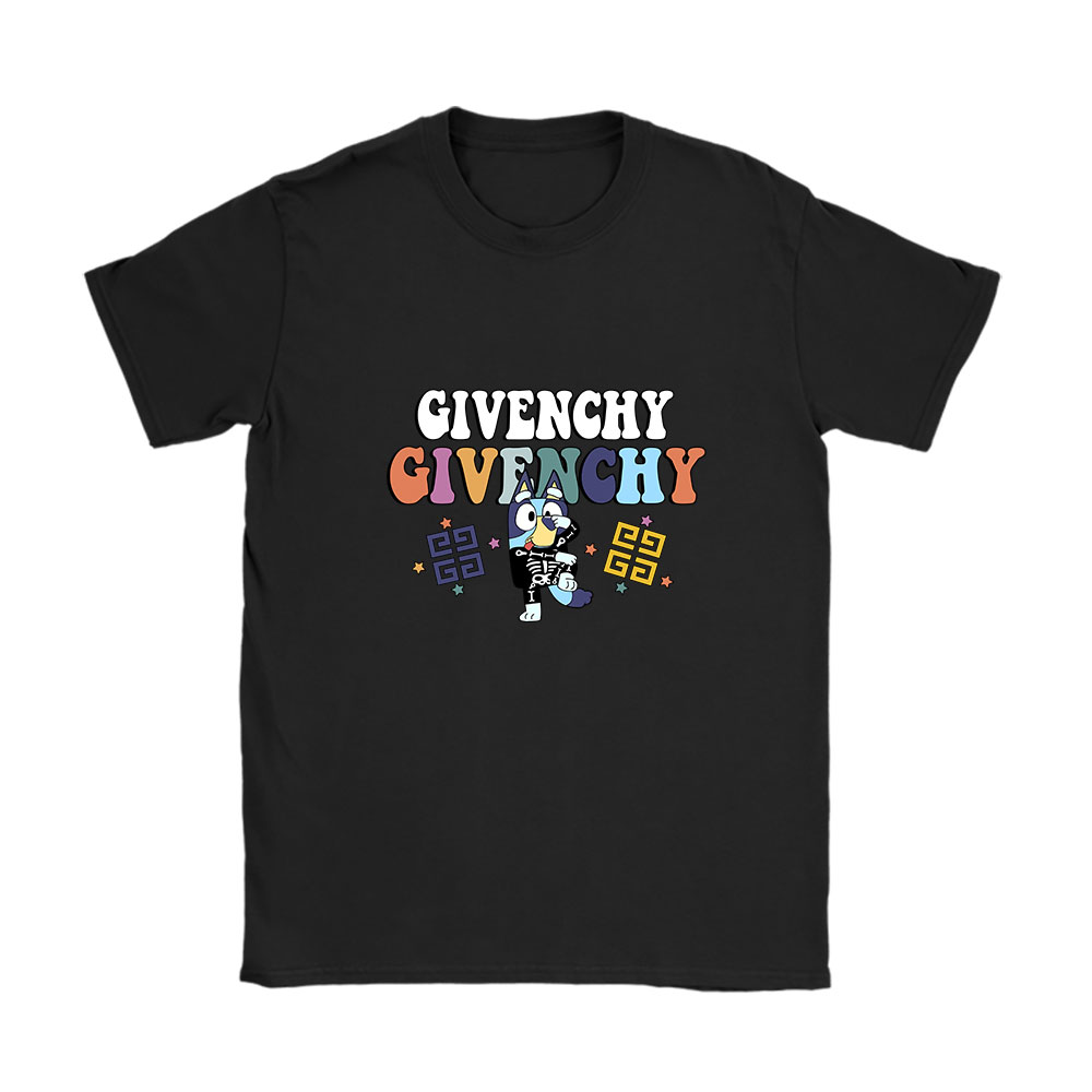 Bluey Happy Halloween Givenchy Unisex T-Shirt Cotton Tee BN9265