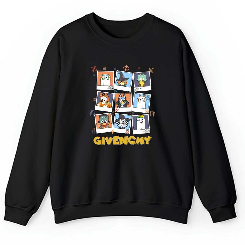Bluey Happy Halloween Givenchy Unisex Sweatshirt BTN9261