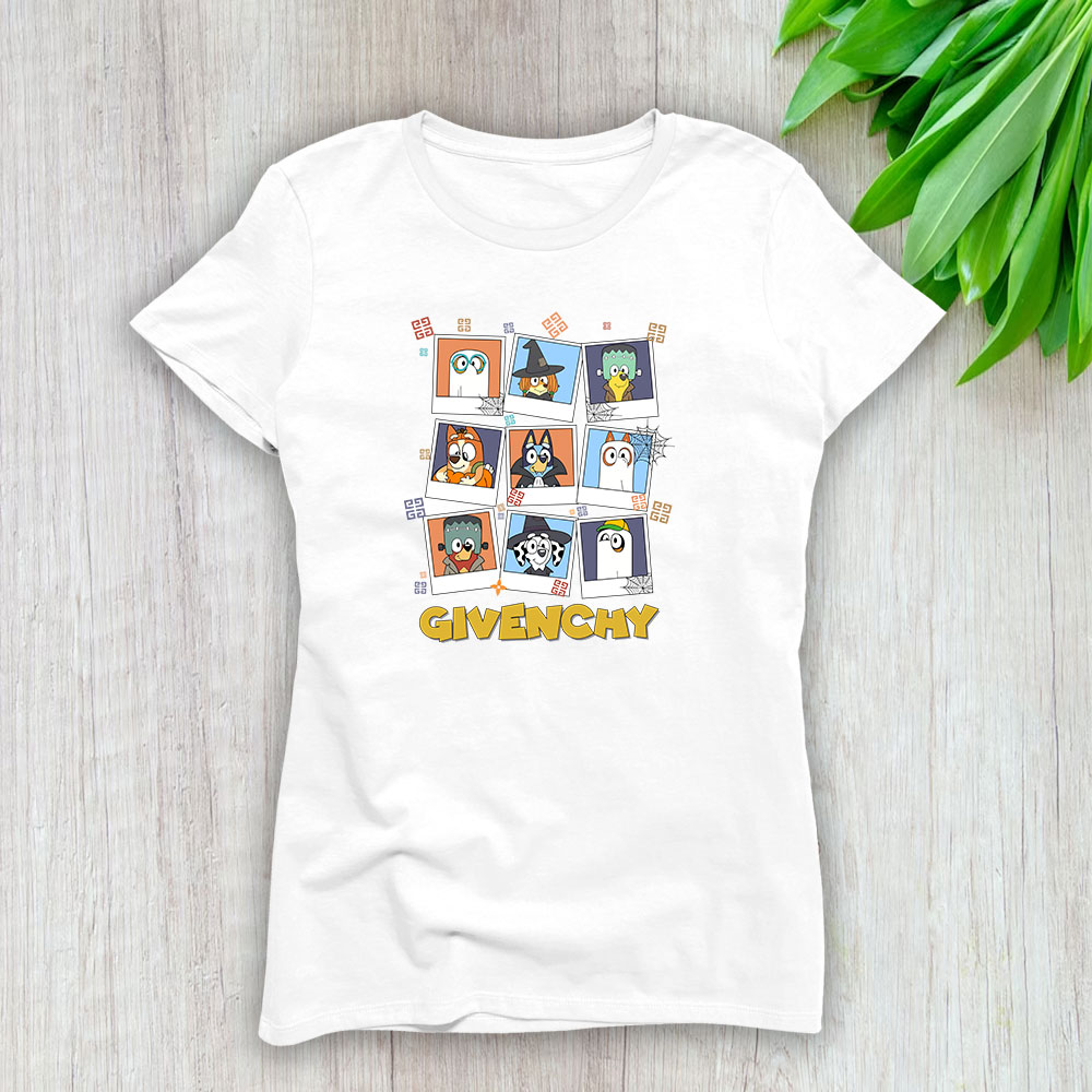 Bluey Happy Halloween Givenchy Lady T-Shirt Women BTN9261