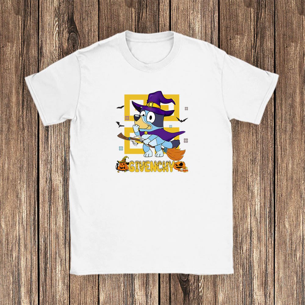 Bluey Happy Halloween Givenchy Unisex T-Shirt Cotton Tee BN9267