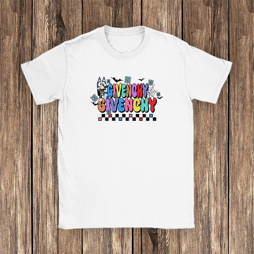 Bluey Happy Halloween Givenchy Unisex T-Shirt Cotton Tee BN9263