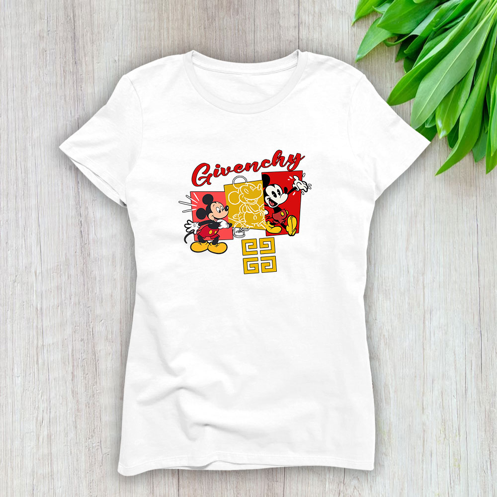 Mickey Mouse Givenchy Lady T-Shirt Women BTN8281