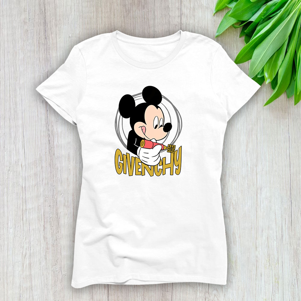 Mickey Mouse Givenchy Lady T-Shirt Women BTN8279