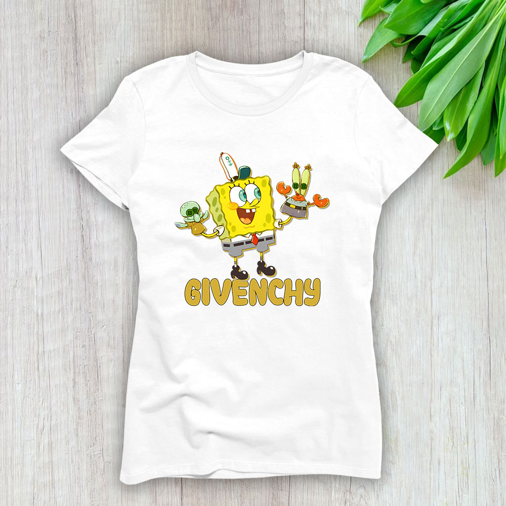 Spongebob Givenchy Brand Lady T-Shirt Women TLT4060