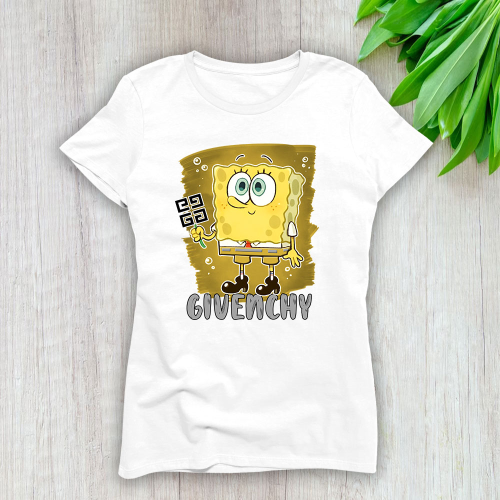 Spongebob Givenchy Brand Lady T-Shirt Women TLT4062