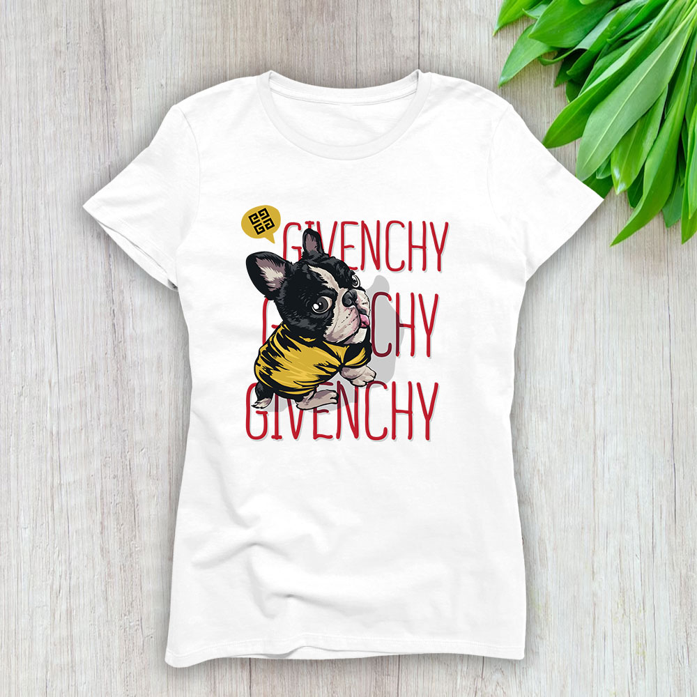 Cartoon Dog Givenchy Brand Lady T-Shirt Women TLT3925