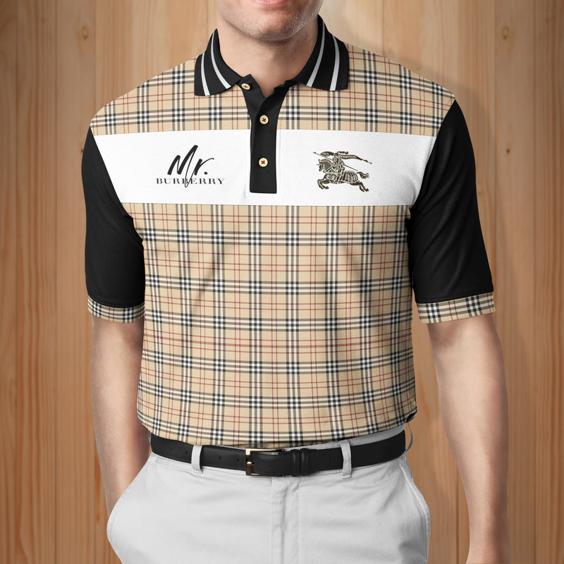 Gift For Bber Lover Bber Brown Caro Pattern Polo Shirt Hg Gifts For Men Women Men Trend