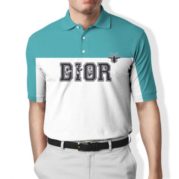 Gift For Dr1 Lover Dr1 White Teal Bee Pattern Polo Shirt Hg Gifts For Men Women Men Trend