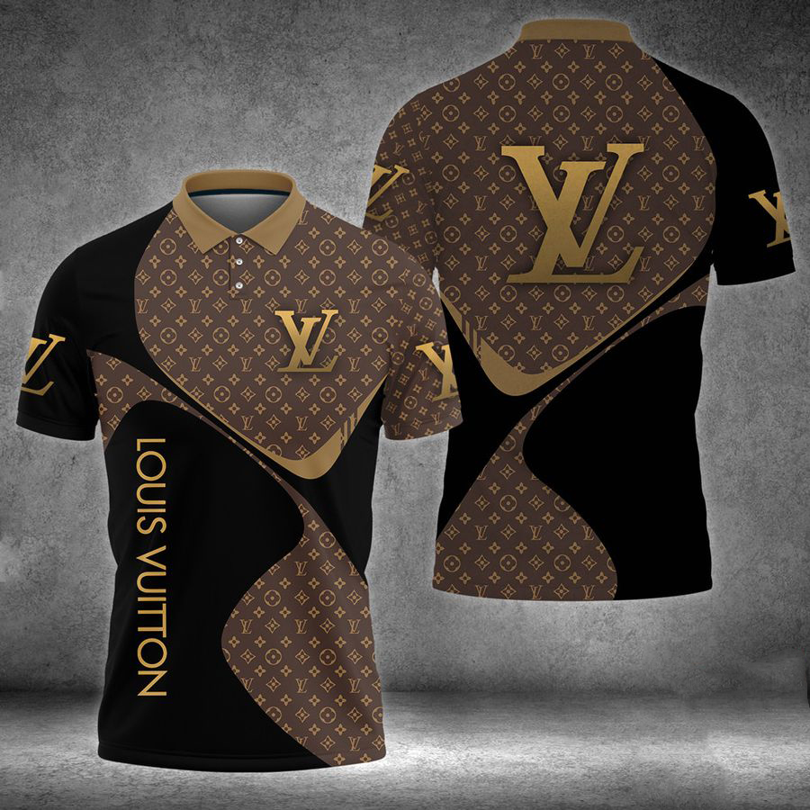 Louis Vuitton Monogram Polo Shirt Luxury Brand Clothing Clothes Golf Tennis Outfit For Men