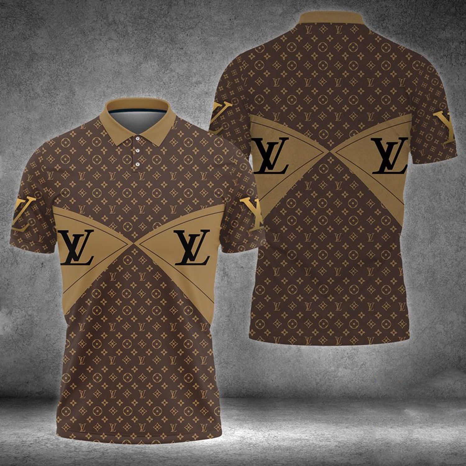 Louis Vuitton Brown Polo Shirt Luxury Clothing Clothes Golf Tennis Outfit For Men