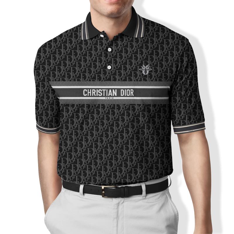 Dr1 Black Polo Shirt Luxury Brand Clothing Clothes Golf Tennis Outfit For Men