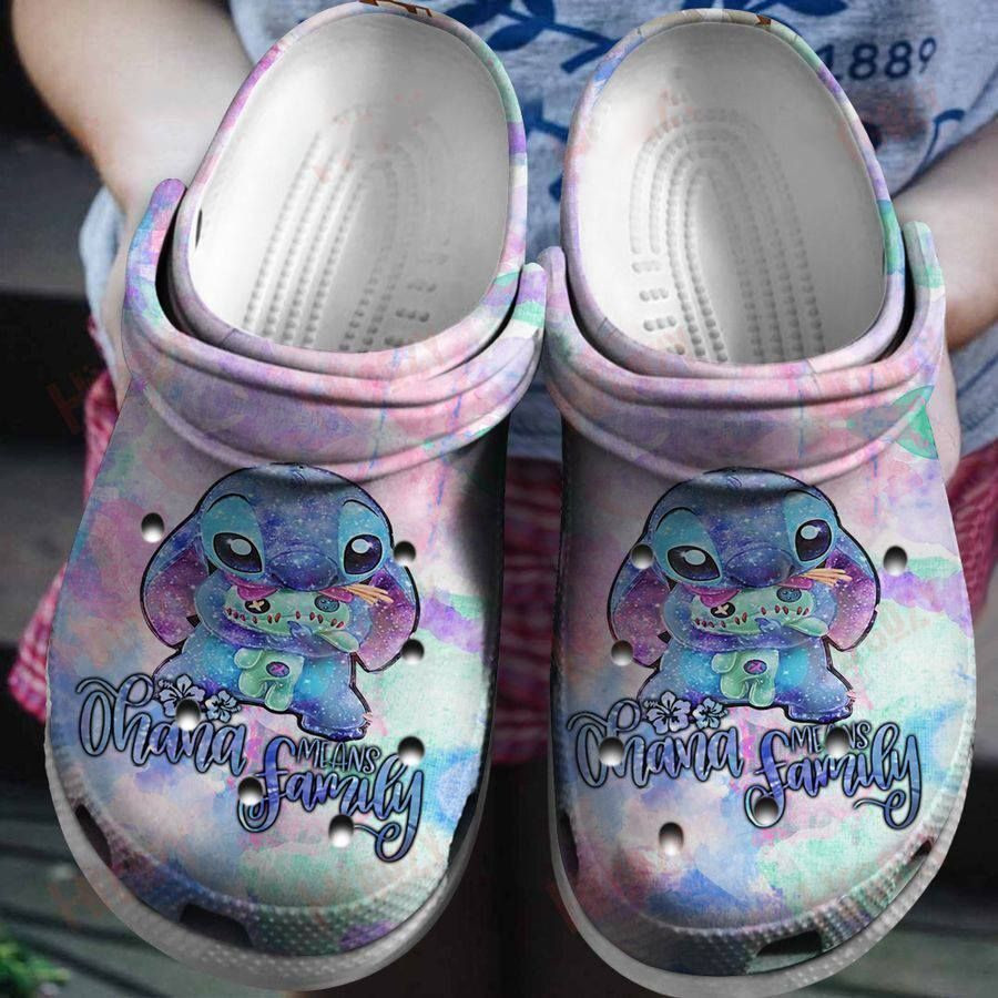 Stitch Cute Cool Crocs Crocband Clog Comfortable BTN626 For Men And Women