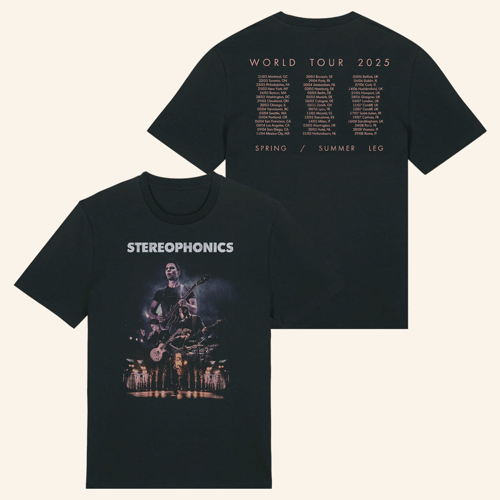 Stereophonics Merch World Tour 2025 T-Shirt