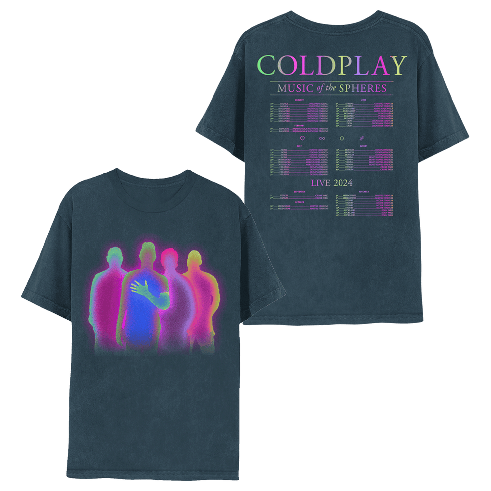 Coldplay Shadow Band Shirt Tour 2025 Music Of The Spheres Gift For Rock Music Fans