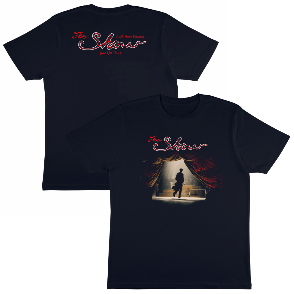 Niall Horan Merch Niall Horan The Show Photo Tour Navy T-Shirt