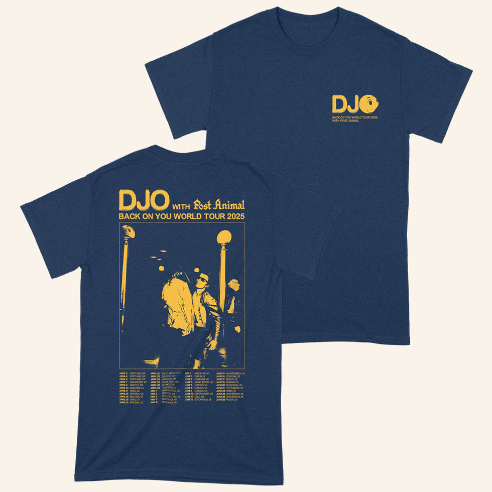 Djo Merch Back On You 2025 Tour T-Shirt