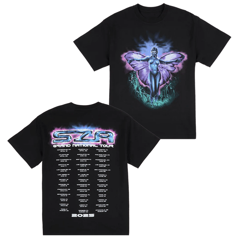Sza Sos Merch Sza Grand National Tour 2025 T-Shirt