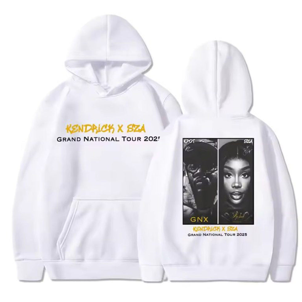 Kendrick And Sza Merch Kendrick Lamar Sza Grand National Tour 2025 Hoodie