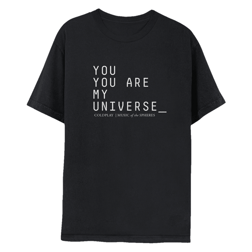 Coldplay Tour 2025 Shirt You Are My Universe Gift