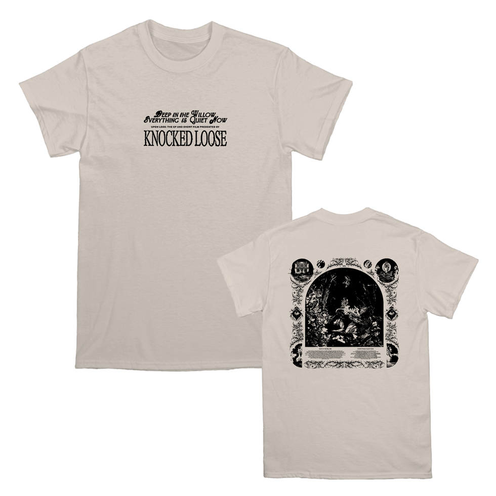 Knocked Loose Merch Knocked Loose Quiet Now Ivory T-Shirt