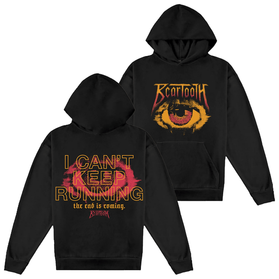 Beartooth Merch Beartooth Eye Black Hoodie