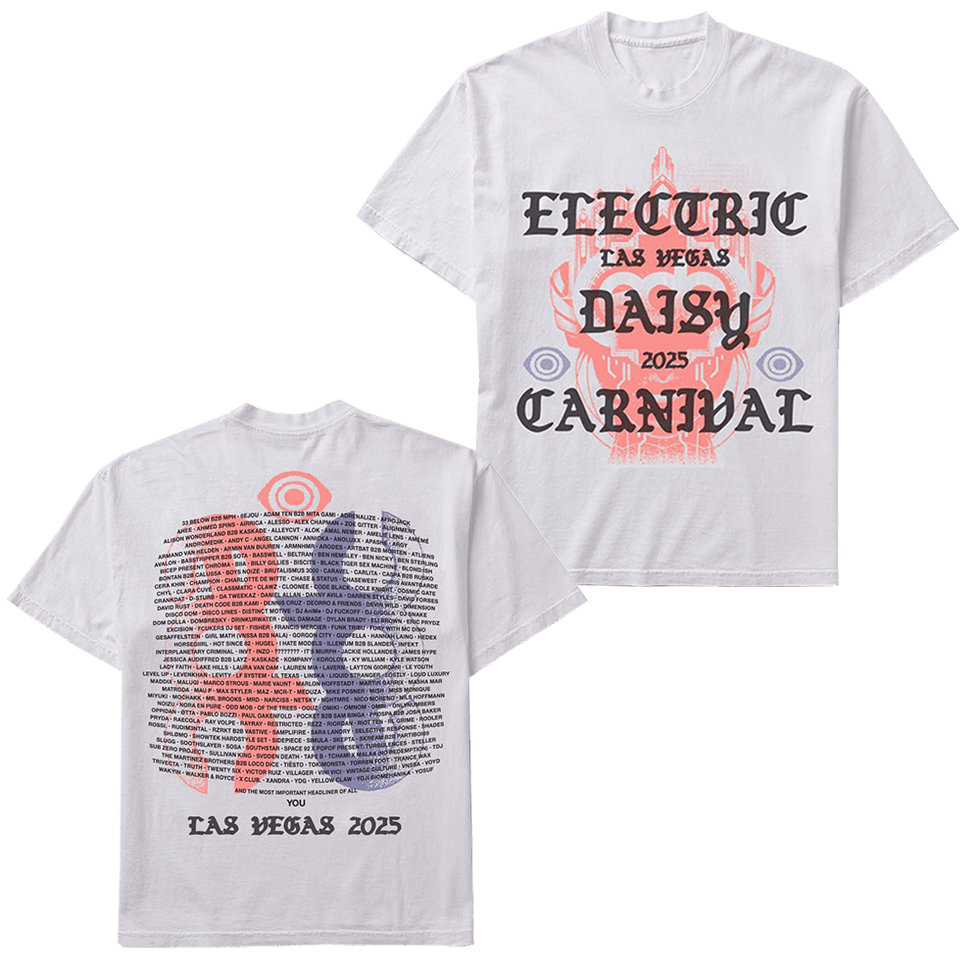 Edc Merch Electric Daisy Lv 2025 Lineup T-Shirt