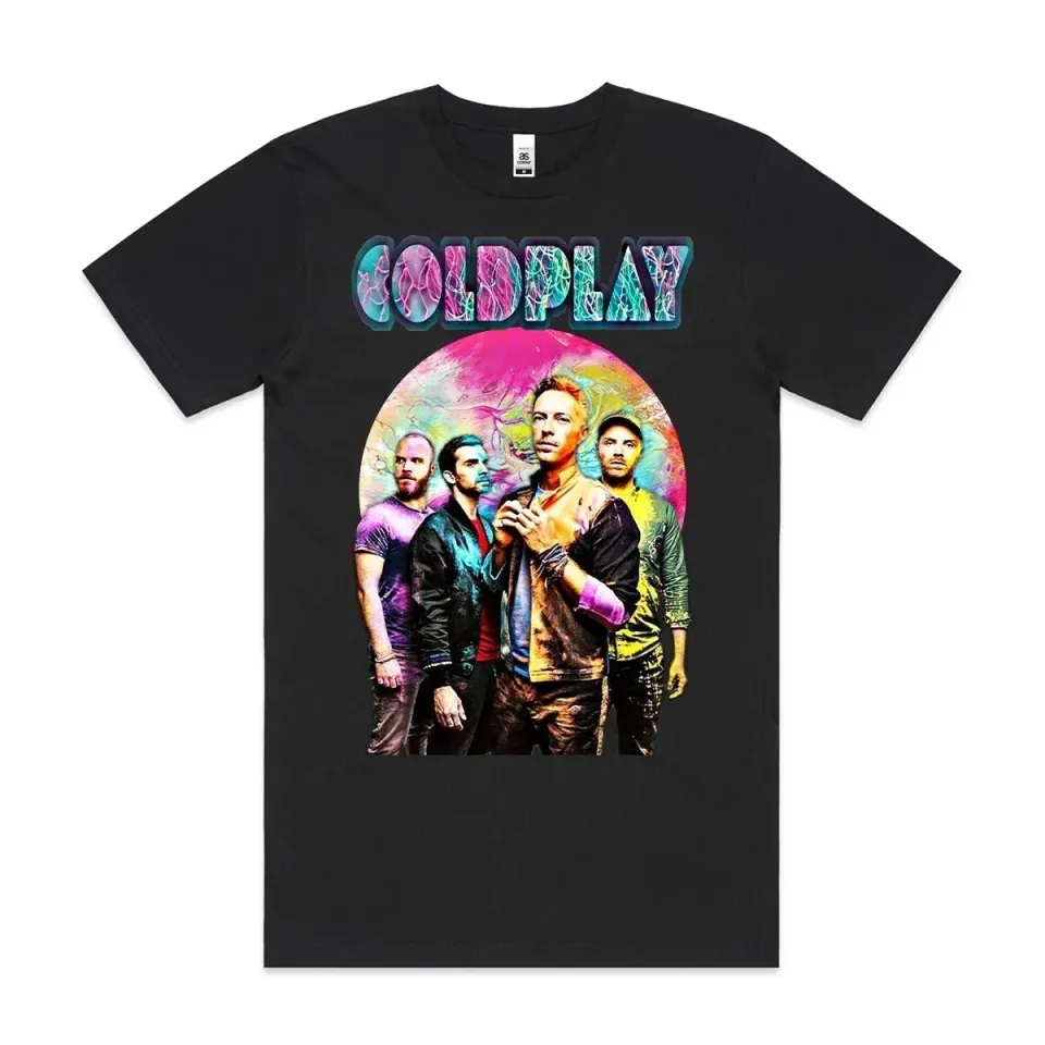 Vintage Coldplay 2025 Tour Shirt For Rap Fans T-Shirt