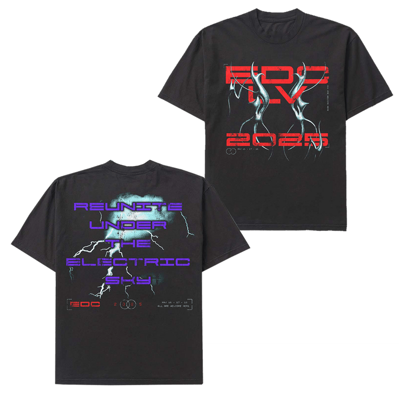 Edc Merch Edc Lv 2025 Electric Reunion T-Shirt