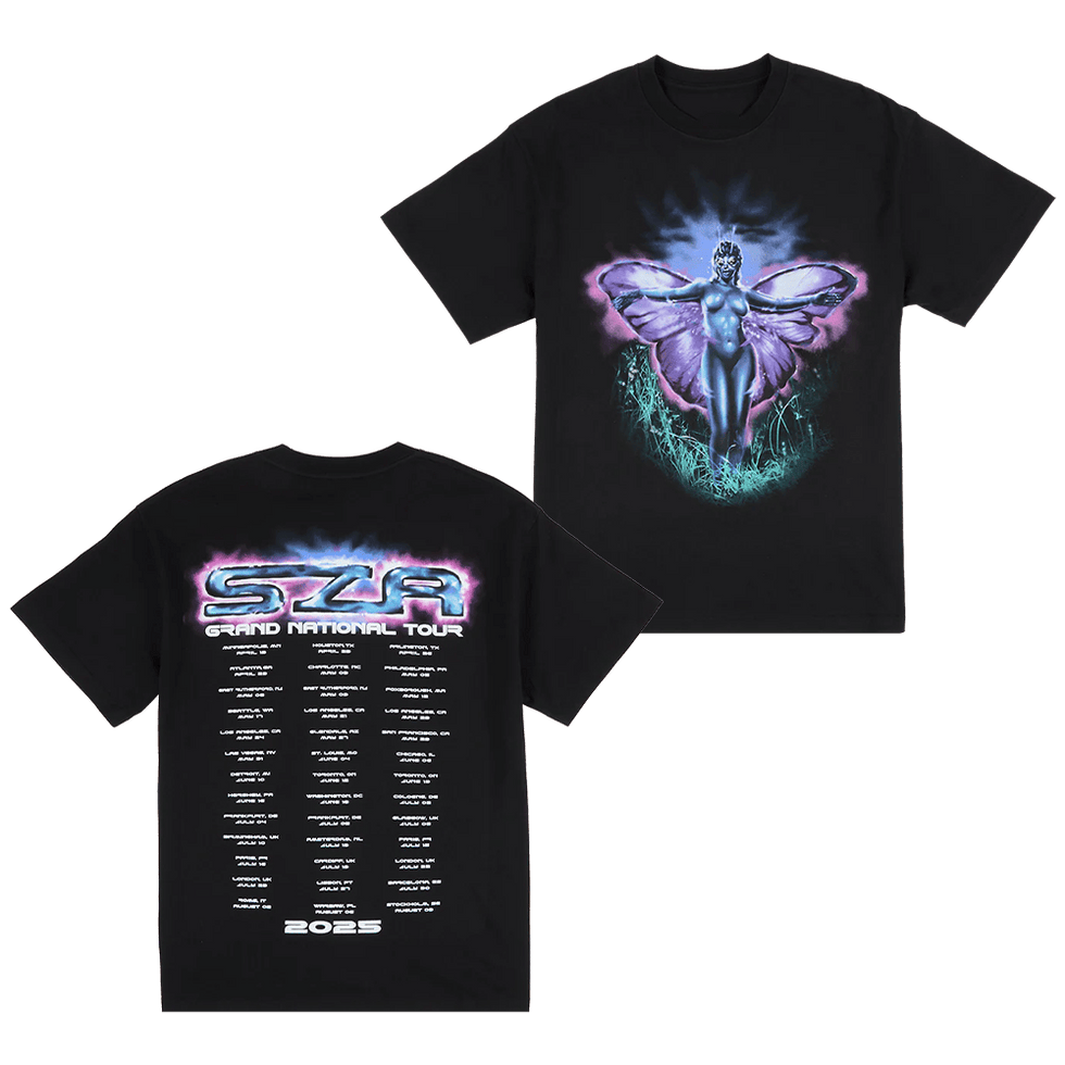 Grand National Tour Merch Sza Butterfly Grand National Tour 2025 T-Shirt