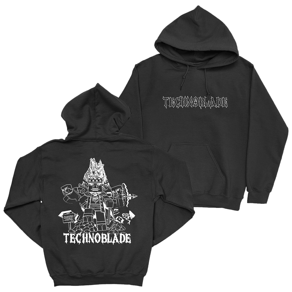 Technoblade Merch Tb Diamond Bow Hood