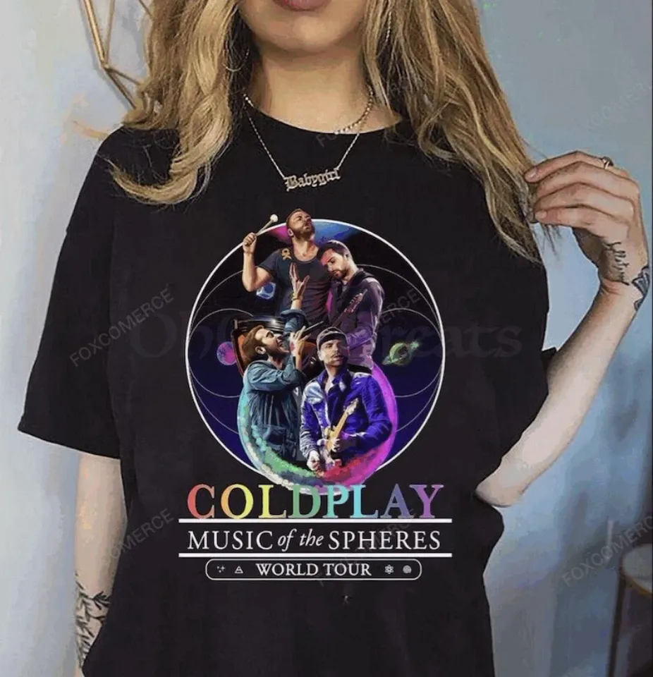 Coldplay World Tour 2025 Shirt  Classic Music Band T-Shirt