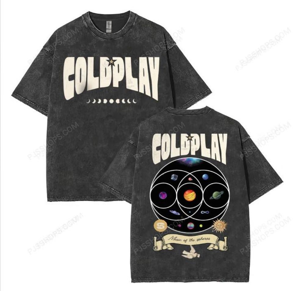 Coldplay World Tour 2025 Shirt Music Of The Spheres Shirt