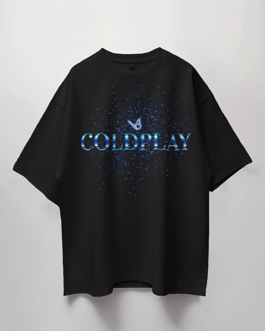 Coldplay Oversize French Terry Cotton T-Shirt
