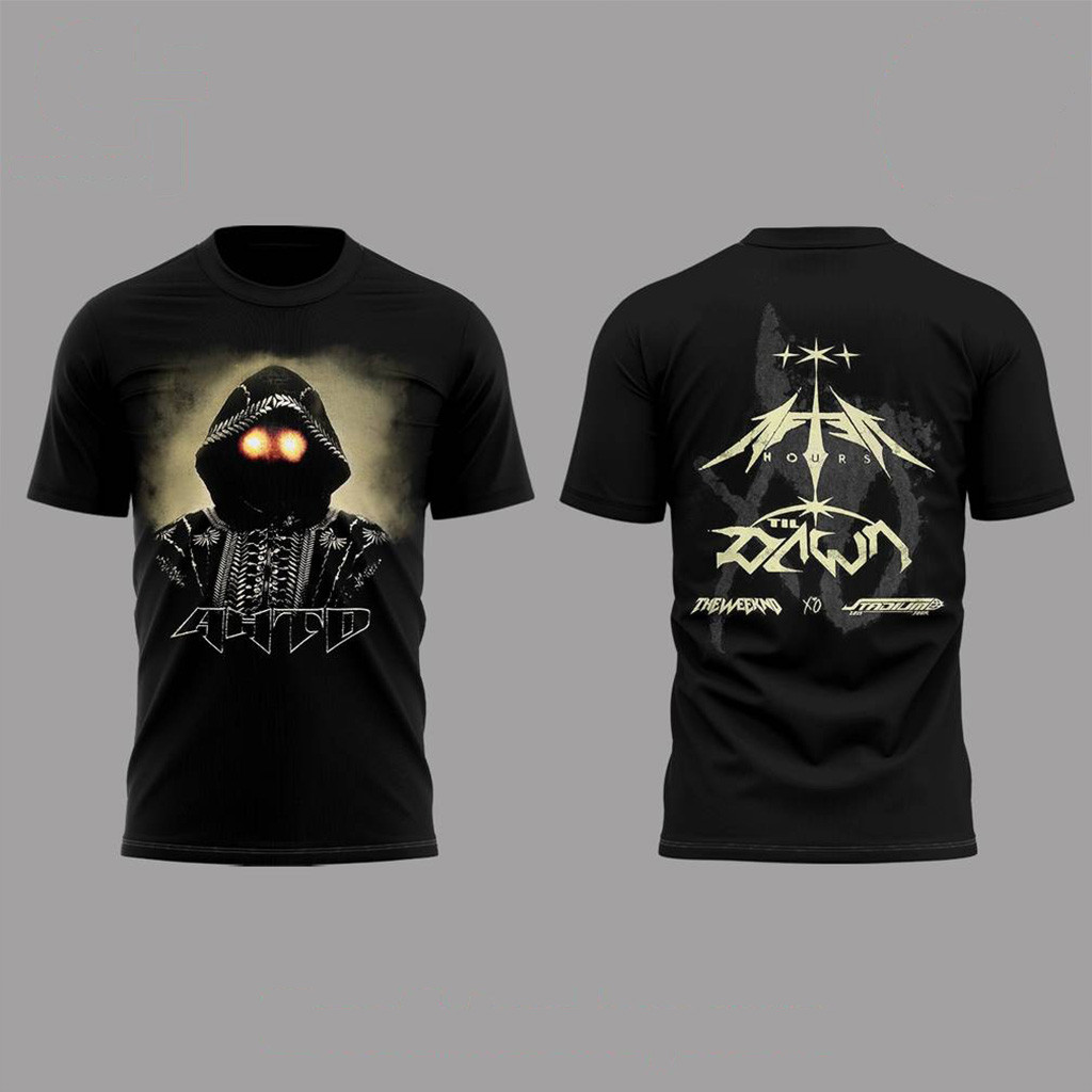 The Weeknd After Hours Til Dawn Tour 2025 Black Shirt