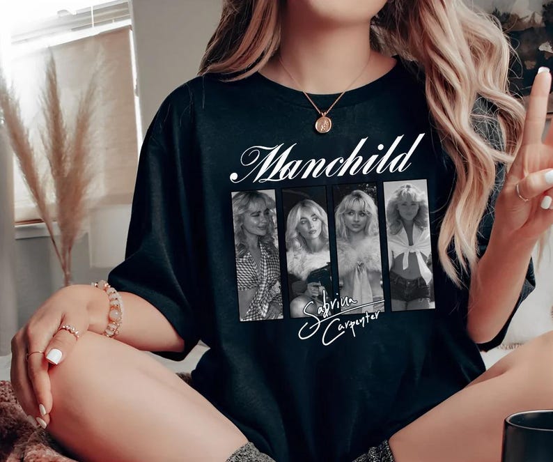 Manchild Sab Carp T-Shirt, Short N' Sweet Tour Shirt, Music Concert Manchild Shirt