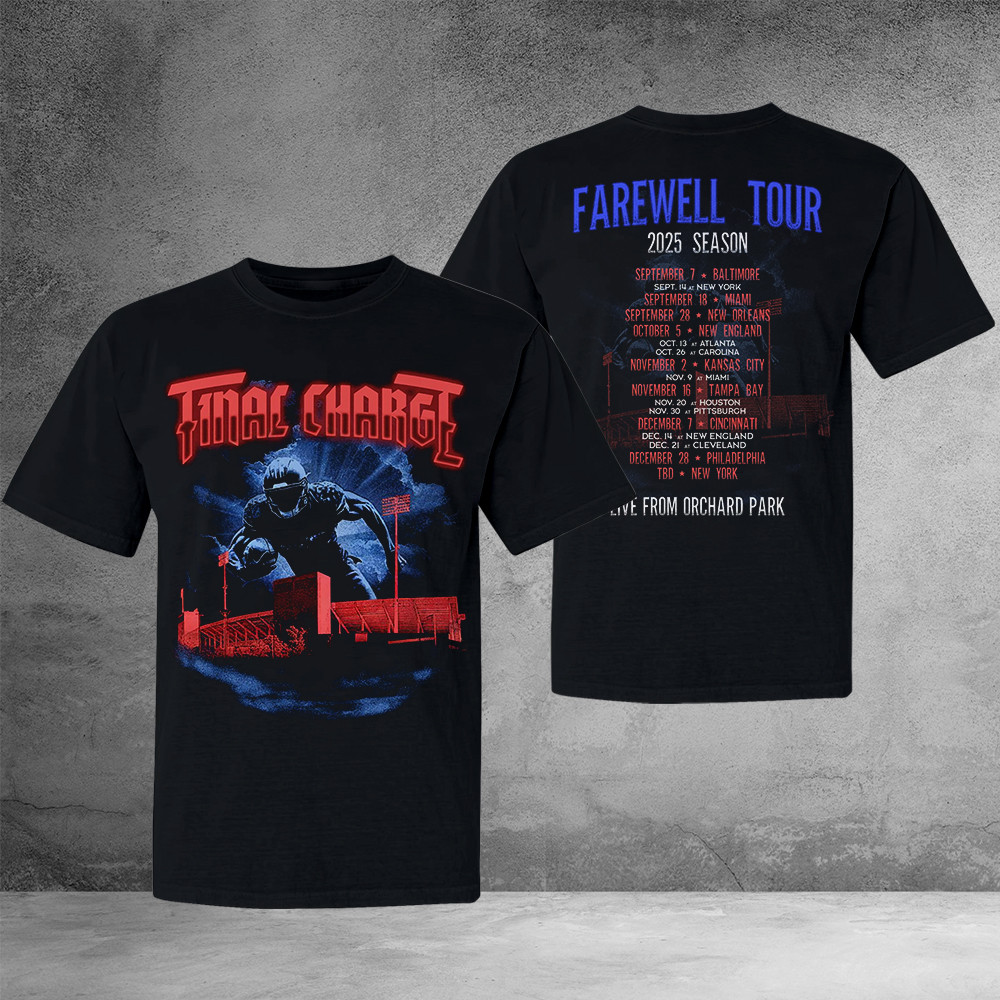 Final Charge Farewell Tour 2025 Season T-Shirt