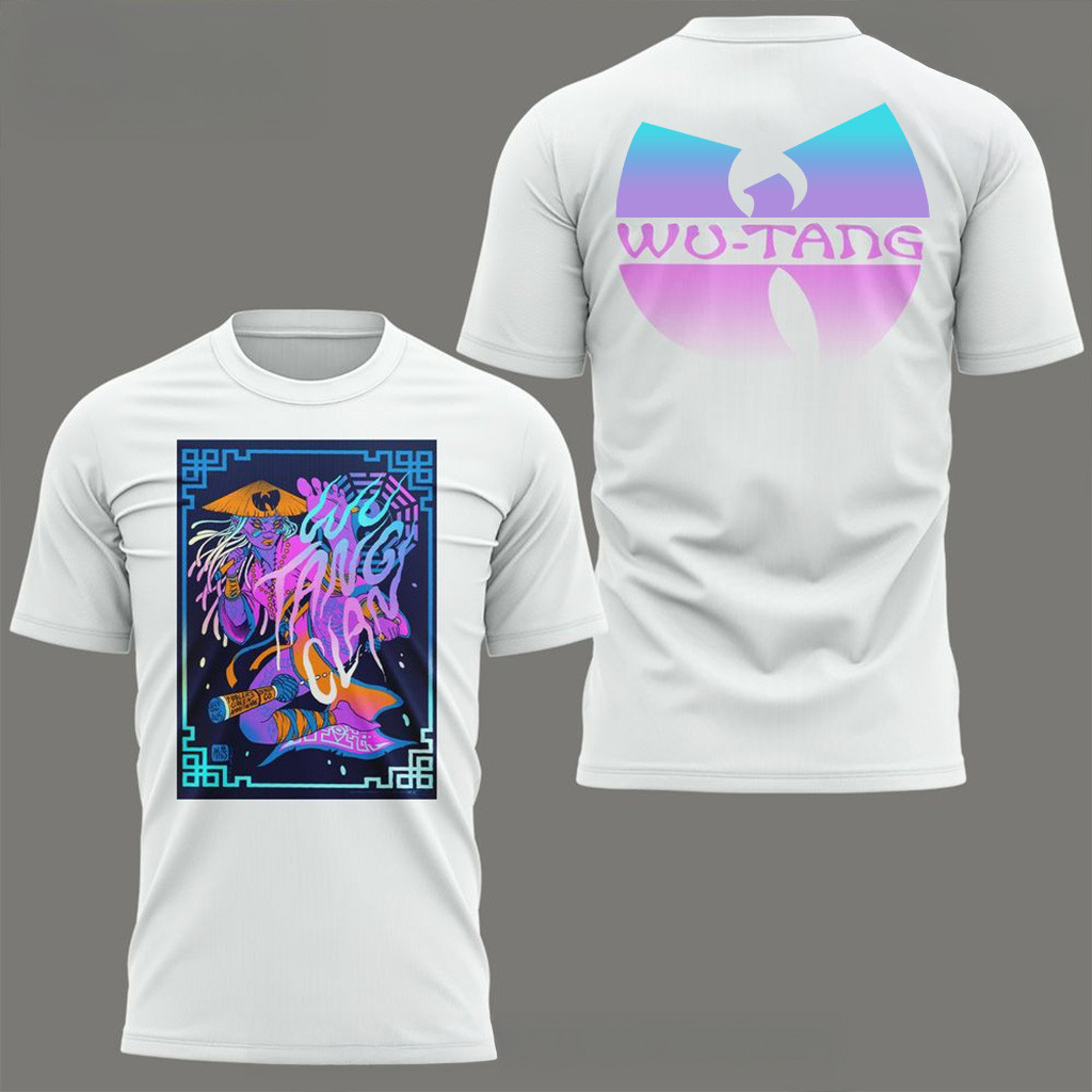 Wu-Tang Clan Concert Poster For Denver 2025 White Shirt