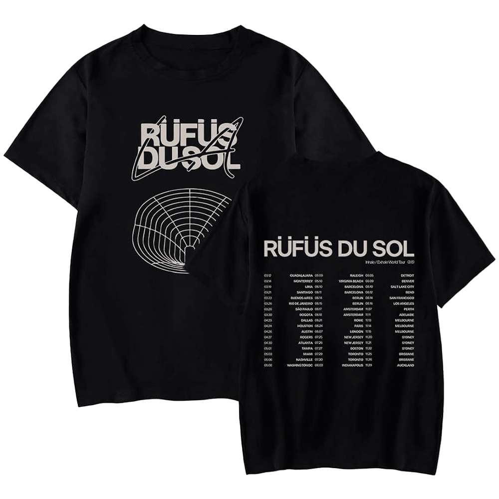 Rufus Du Sol Merch Rufus Du Sol World Tour 2025 T-Shirt