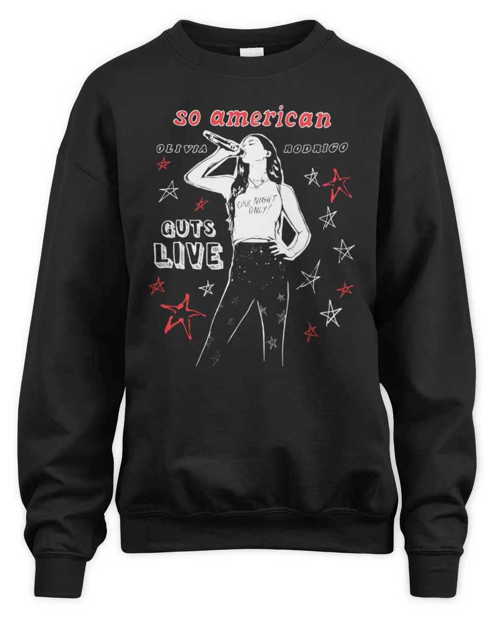 Olivia Rodrigo So American Guts Live Tour Sweatshirt