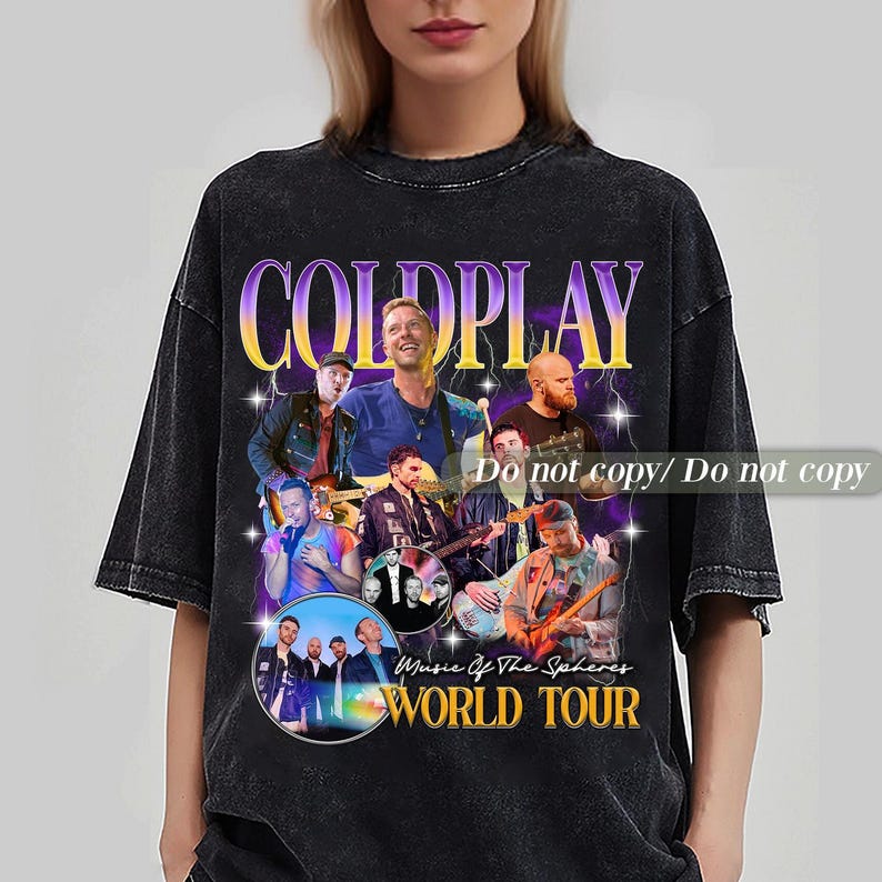 Limited Coldplay 2025 Vintage T-Shirt, Gift For Woman And Man Unisex T-Shirt