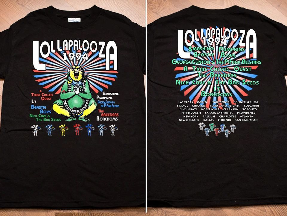 Lollapalooza Tour 1994 T-Shirt, Lollapalooza Music Festival Shirt