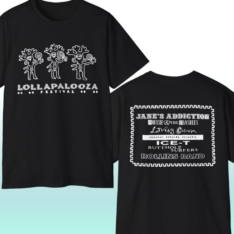 Rare Vintage 1991 Lollapalooza Festival Shirt