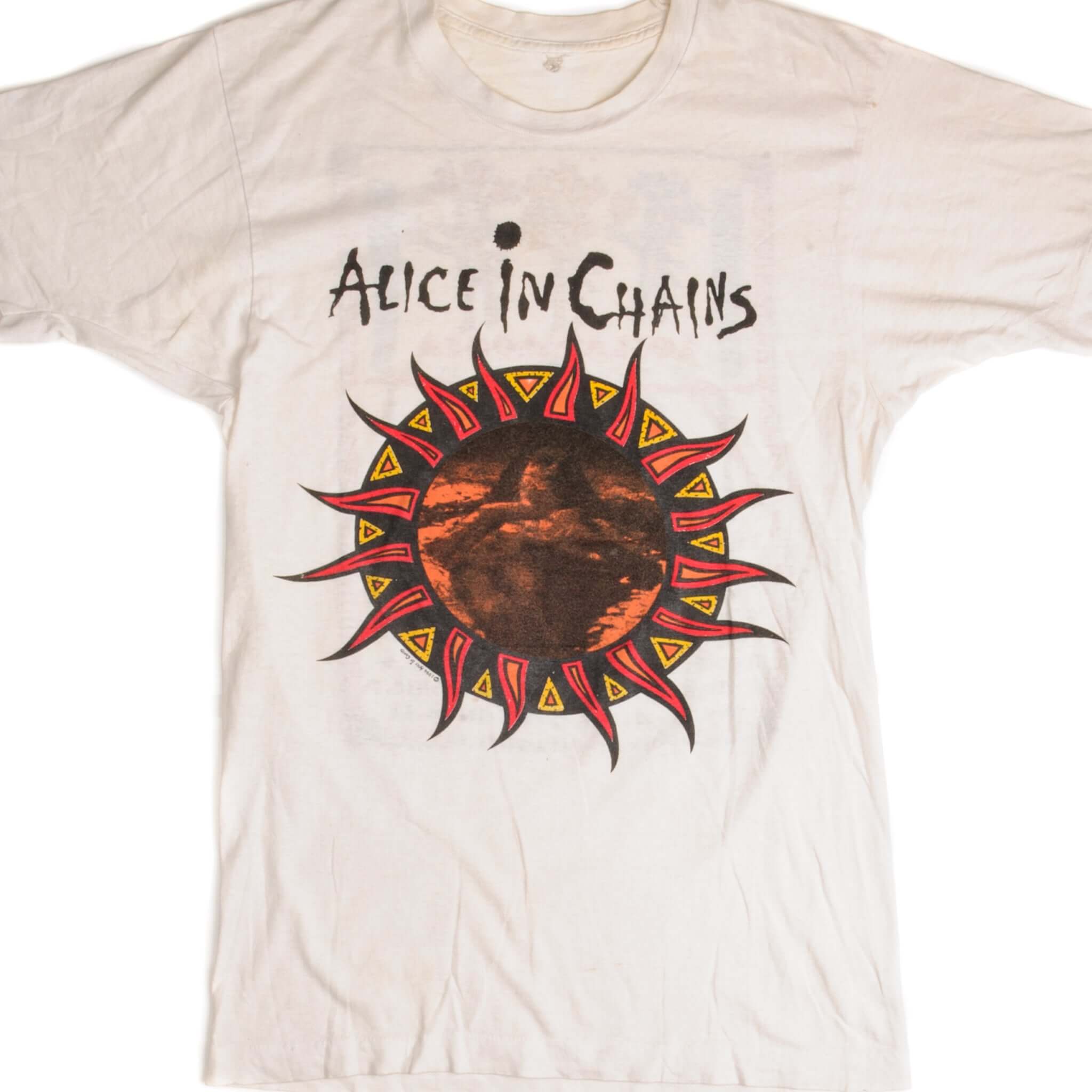 Vintage Alice In Chains Lollapalooza' 93 Shirt Shirt 1994